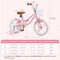 Adjustable Kids Bike with Basket Training Wheels for Boys and Girls